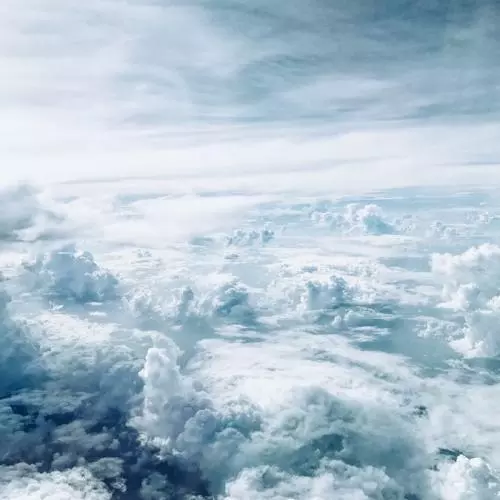 sky above clouds